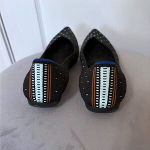 Rothy’s Ivory Polka Dot The Point